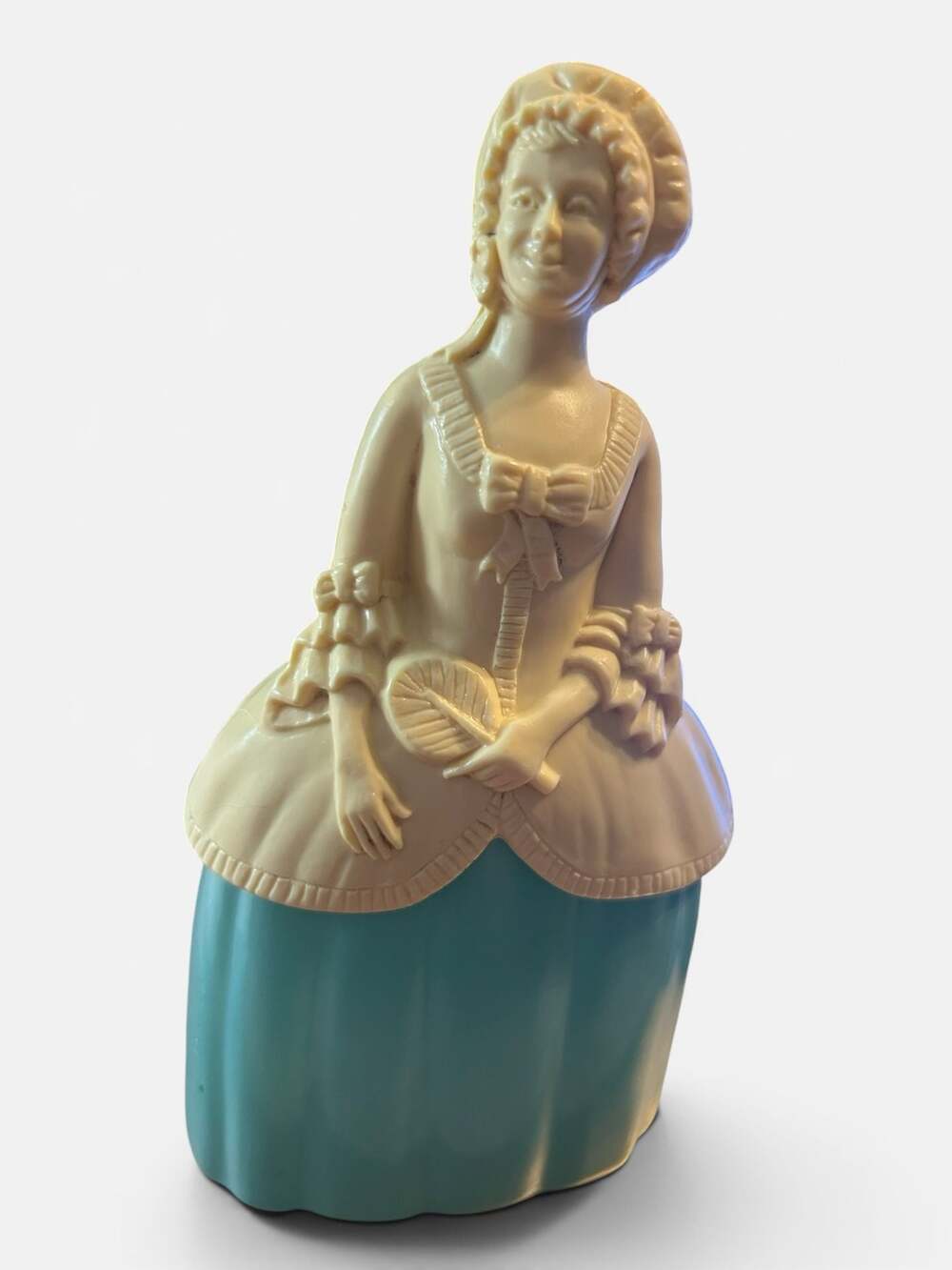 Vintage Stanhome Inc. Colonial Lady Figural Perfume Bottle